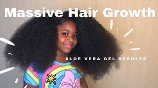 Aloe Vera Gel for Massive Hair Growth | Waist/Butt Length Natural Hair #naturalhair #waistlengthhair