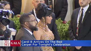 Cardi B arrives at Met Gala