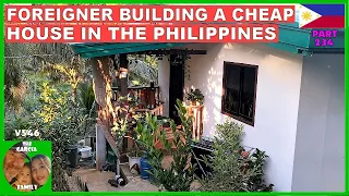 V546 - FOREIGNER BUILDING A CHEAP HOUSE IN THE PHILIPPINES - BATHROOM FLOOR DIY - THE GARCIA FAMILY