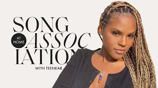 Teenear Sings Mariah Carey, Saweetie, and "Free" in a Game of Song Association | ELLE