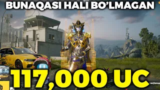 117,000 UCGA YANGI KELGAN HAMMA NARSANI OLAMIZ😍 PUBG MOBILE