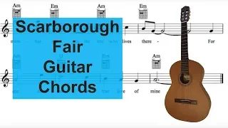 Scarborough Fair.Sing and play guitar with easy chords.