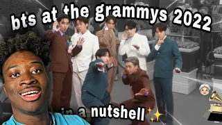 bts at the grammys 2022 in a nutshell✨Reaction!