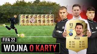 WALKA O KARTY FIFA 22 ULTIMATE TEAM | KTO ZŁOŻY LEPSZY SKŁAD?