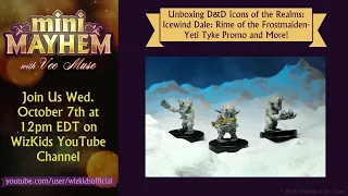 Mini Mayhem with Vee Mus'e: Unboxing D&D Icons of the Realms: Icewind Dale- Yeti Tykes Promo