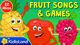 Surprise Eggs Fruit Songs, Activities & Games for Kids | KidloLand Song for Kids