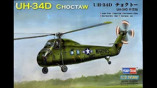 Unboxing HobbyBoss's UH-34D 'Choctaw' in 1/72 Scale