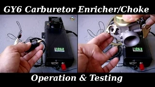 GY6 Enricher / Automatic Choke Operation & Testing