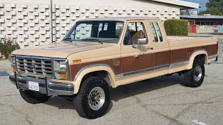 1986 Ford F250 XLT Lariat 4x4 Turbodiesel Extended Cab