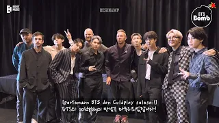 [INDO SUB] [BANGTAN BOMB] Meeting with Coldplay - BTS (방탄소년단)