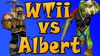 Warcraft 3 - WTii vs Albert #1 (1v1 #1)