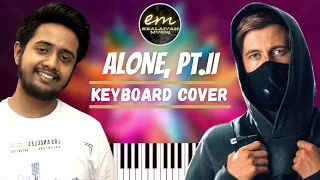 Alone Pt.II  - Alan Walker, Ava Max Keyboard Cover by Siddharth @ Ekalaivan Musiq