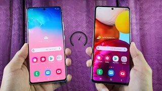 Samsung Galaxy S10 Lite (8GB) vs Galaxy A71 (8GB) - Speed Test & Comparsion!