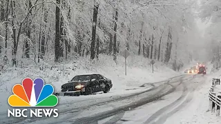 Nor’easter Hits New England Leaving 200,000 Without Power | NBC News