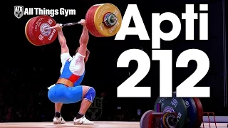 Apti Aukhadov 212kg Clean & Jerk 2015 World Weightlifting Championships