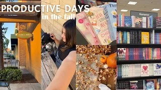 VLOG☕️ FALL DAYS IN MY LIFE | fall recipes, thrift store shopping, barnes & noble!