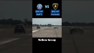 Sleeper VS supercar VW golf 3 VS Lamborghini huracan