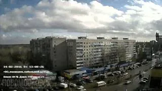 Timelapse 14-02-2016 - Новомосковск, Украина