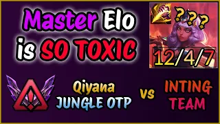 MASTER is SO TOXIC - Qiyana Jungle 1v9? (FULL GAME)