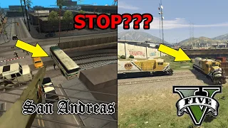 Gta 5 I Can Stop Train In Gta V And Gta SA?