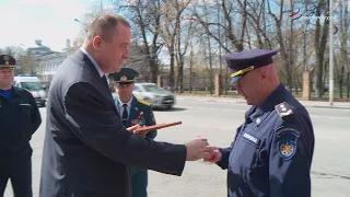 Сотрудники пожарной охраны отмечают профессиональный праздник