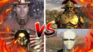 Joshua Graham VS Ulysses VS Legate Lanius VS General Oliver | Fallout: New Vegas NPC Battles