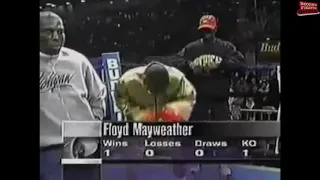 FLOYD MAYWEATHER VS REGGIE SANDERS HIGHLIGHTS (Fight #2)