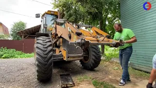 восстановление отверстий передней стрелы ЭП JCB 4cx в Нижнем Новгороде