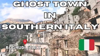 ABANDONED ITALIAN GHOST TOWN AFTER 50 YEARS | ROGHUDI, CALABRIA | ITALY TRAVEL GUIDE #6