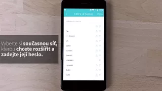 Nastavení TP-LINk WIFI extenderu pomocí aplikace Tether