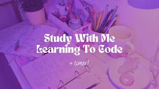 Day 12 | Learning to Code - Building Medium  | Study with me  + Rain Sound 💻