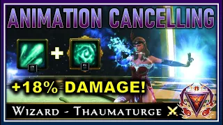 +18% Damage (at will) with WIZARD Animation Cancelling! - Neverwinter M24