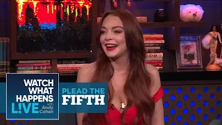 Lindsay Lohan Says She And Kim Kardashian Are Good | Plead The Fifth | WWHL