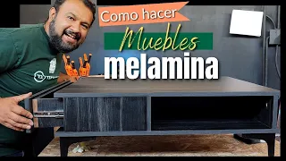 Aprende a FABRICAR MUEBLES de Melamina en el Taller | Tutorial