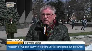 Krim-Krise - Bernhard Lichte mit aktuellen Informationen am 24.03.2014