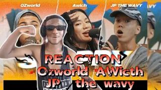 【🇫🇷🇯🇵🇰🇷リアクション フリースタイルREACTION  Freestyle Awich, JP THE WAVY,OZworld#Awich#OZworld#JPTHEWAVY#reaction