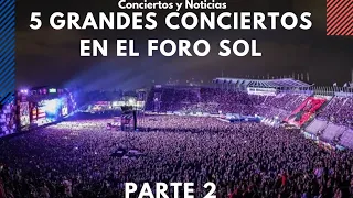 5 grandes CONCIERTOS en el FORO SOL - PARTE 2 ¿Rammstein? ¿Depeche Mode?