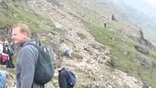 Mountain rescue from Mount Snowdon on August 11/2012