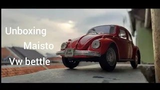 Maisto Vw Beetle 1/24 Unboxing