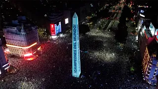 Celebration in BUENOS AIRES ARGENTINA CHAMPION