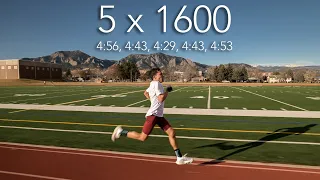 5 x 1600m Workout Before CIM | Luis Orta, Nell Rojas, Molly Grabill, and Hiruni Wijayaratne