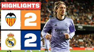 VALENCIA CF 2 - 2 REAL MADRID | HIGHLIGHTS LALIGA EA SPORTS