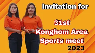 Invitation for 31st Konghom Area Sports Meet 2023.