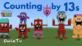 Counting by 13s Song | Skip Counting Songs for Kids | Minecraft Numberblocks Counting Songs