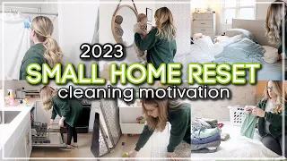 MORNING RESET ROUTINE 2023 / WHOLE HOUSE RESET CLEAN WITH ME /  STAY AT HOME MOM MOTIVATION
