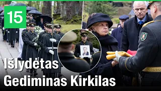 Merkiant lietui palaidotas Gediminas Kirkilas: į Antakalnio kapines palydėjo šeima ir bendražygiai