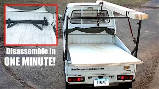 DIY Truck Lumber Rack - Stow and Go Version