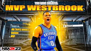 THIS MVP "RUSSELL WESTBROOK" BUILD MAKES NBA 2K23 FUN 🔥🔥🔥