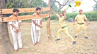 Police vs Satir Kadi Part-3 ll Funny Entertainment Silant Story video 2024 ll#bindassclub