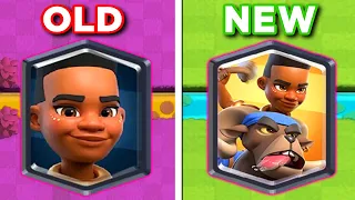 NEW CLASH ROYALE REMODELS - OLD vs NEW